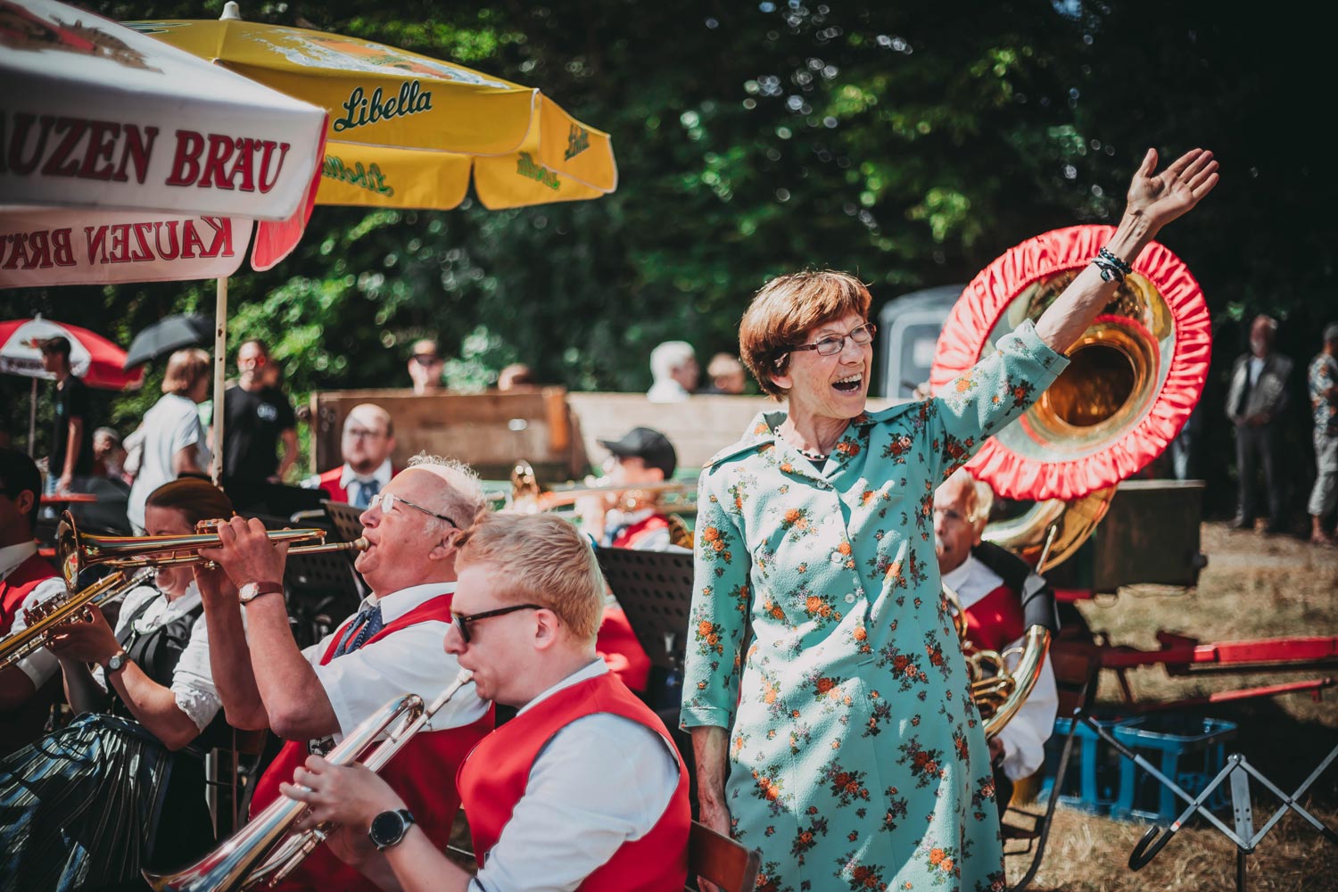 Blaskapelle beim Festival Frühschoppen